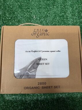 Queen Sheet Set - White Organic Cotton
